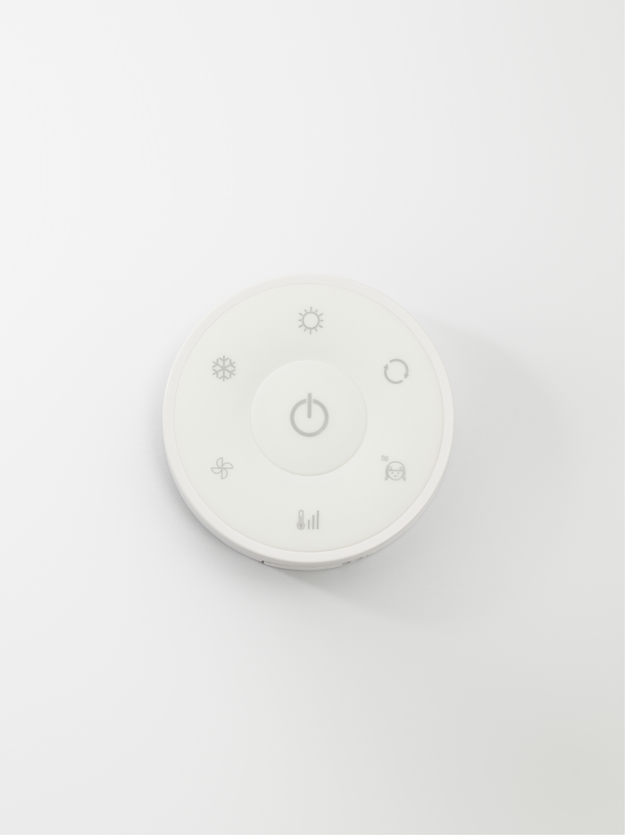 Painel de controles no topo do corpo do Stellar PRO