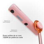 Detalhe da saída de ar do Secador Stellar Rosa com tecnologia antifrizz