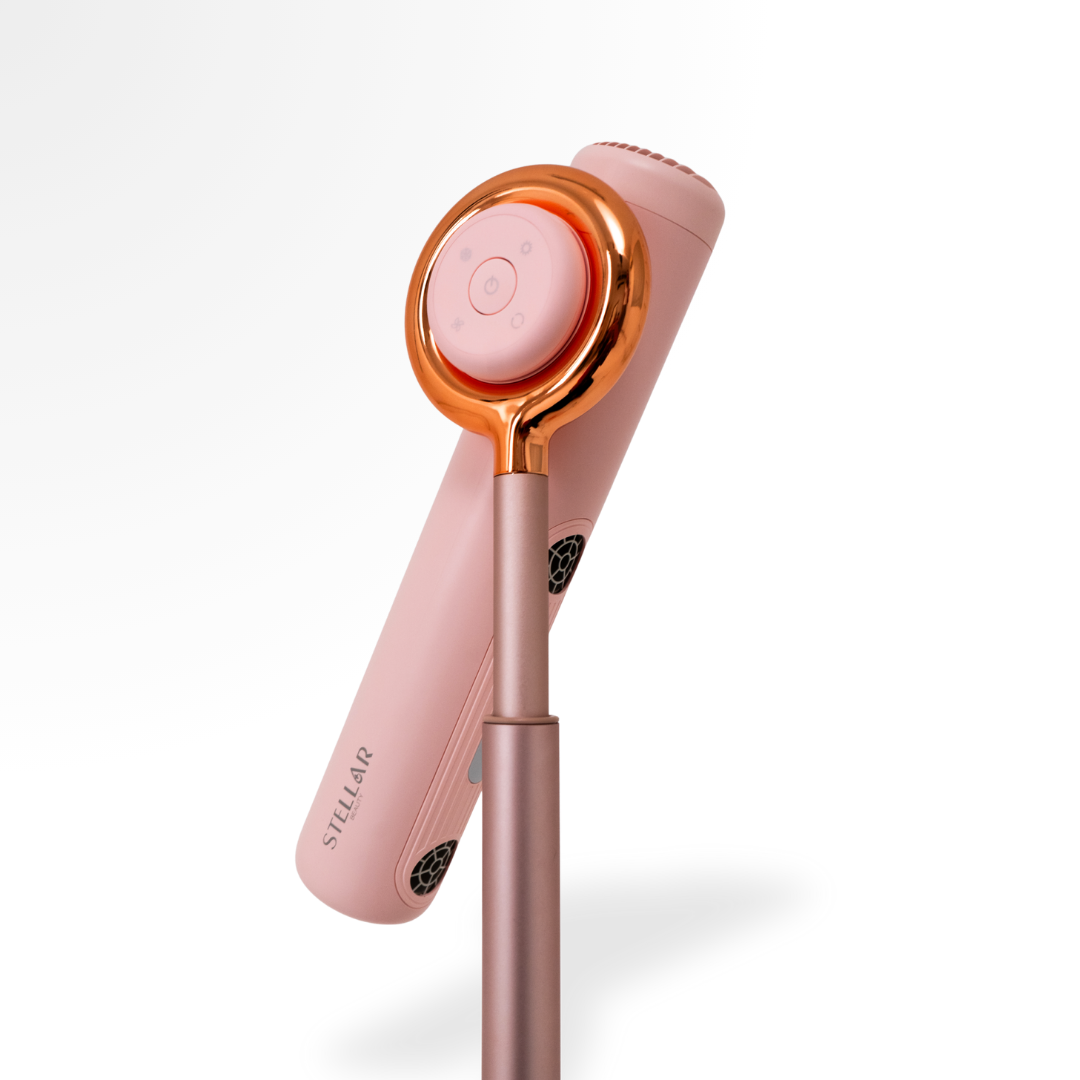 Secador Stellar One na cor rosa, de frente