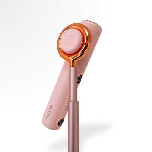 Secador de cabelo Stellar Rosa com braço articulado, design elegante